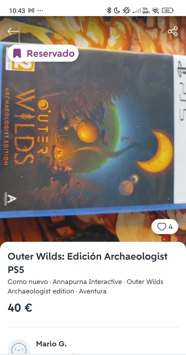 ‼️ El 🌎 del coleccionismo de videojuegos NUNCA DEJA de SORPRENDERME

🛑 La versión que del Outer Wilds que supuestamente no quería NADIE por no incluir el DLC...

➡️ Va a ser la DEMANDADA y BUSCADA

🚧 Ojito que NO HAY APENAS UNIDADES, ni tan siquiera en Vinted y eBay