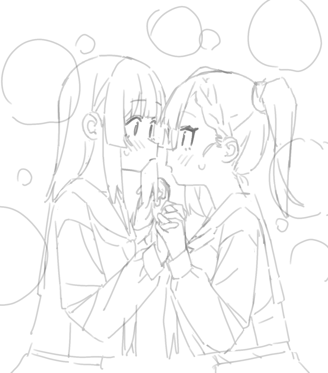 Nichijon1's tweet photo. 会長と有栖が百合じゃないのはわかってるんだけど、ちょっと百合っぽい二人の落書き描いちゃ��た( ◠‿◠)
 #生徒会にも穴はある #せいちょかい https://t.co/3Eyv4fbiP7