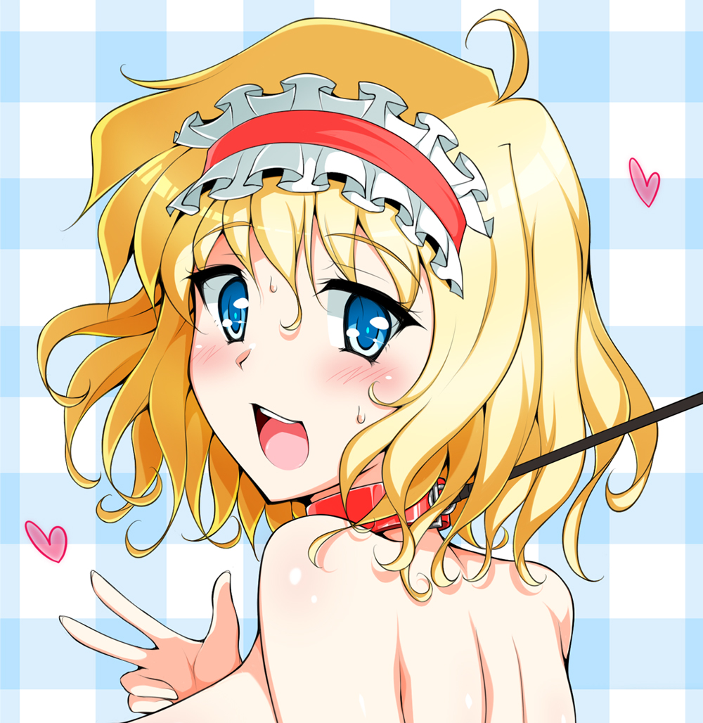 かこえ修正しながら少々絵柄を思案しております
アリスちゃんが笑顔ピースしてるだけ～けんぜんけんぜん～❤️ 