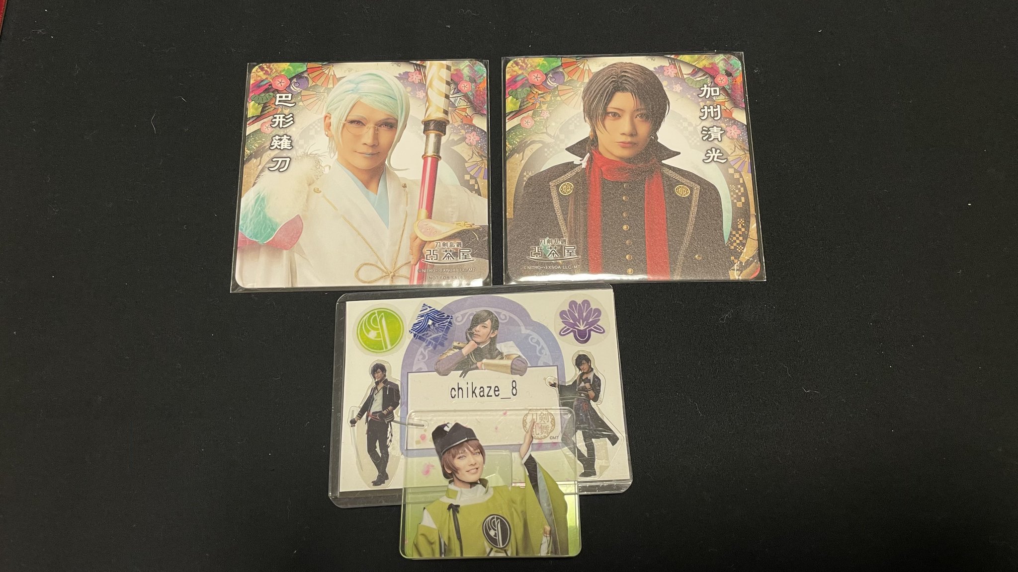 にごカフェ　コースター&amp;ファイル　刀ステ&amp;刀ミュ 刀剣乱舞 刀ステ ファイル ポストカード 薬研藤四郎（にごカフェ