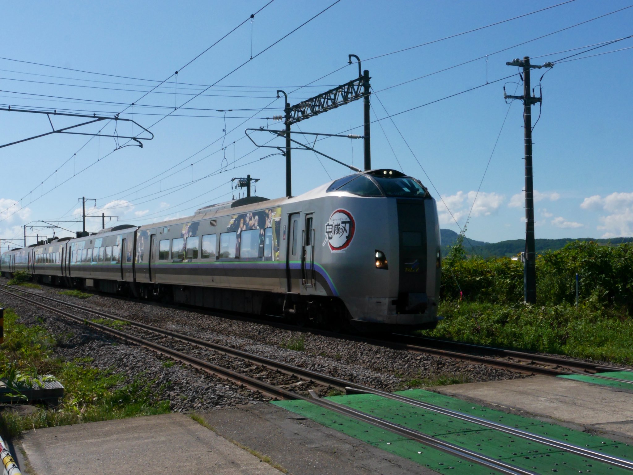 【送料無料】北海道観光号★国鉄★鉄道サボ★即購入OK！★匿名配送 Bibian 比比昂 - 『北海道行先方向幕・サボ』ステッカー(キハ183