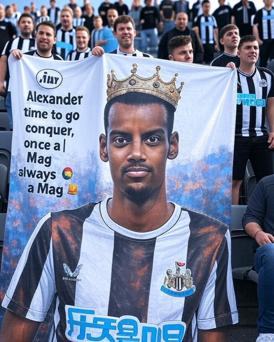 A few of us are having a whip round to make a banner to let wor Isak know he’s appreciated at #NUFC If he makes the move to the reds then we got an opportunity at SJP second game. This is one of the examples on the table. DM if you want to contribute. TT366.