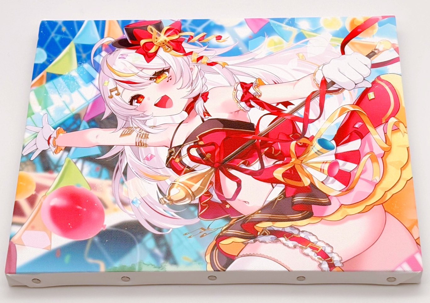 月待にゃも ウェブポン第2弾レア賞 直筆サイン入りキャンバスボード　vtuber 月待にゃも ウェブポン第2弾レア賞 直筆サイン入りキャンバス