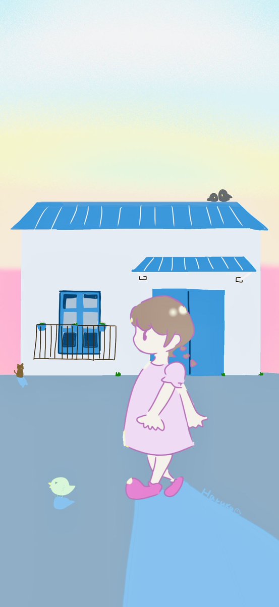 Haruka1443917's tweet photo. class101で、イラストを描くときは対象物を簡略化すればよいと学んだので早速実践
建物を描くのに抵抗があったけど、これだけ描けました✨
ちなみに建物は、志摩スペイン村で見かけた可愛いおうちを参考にしています。
もっと成長できる予感🎨
#class101
#デジタルイラスト
#アイビスペイント https://t.co/A3UjmAKiGD