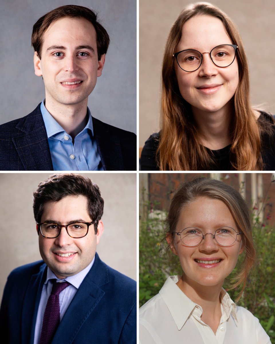 St Catharine's College (@catz_cambridge) on Twitter photo A fond farewell to four members of our Fellowship who are leaving us this year: Dr Tristan Cummings (Official Fellow since 2021), Dr Sophie Koudmani (JRF since 2021), <a href="/Jmtarkin/">Jason Tarkin</a> (JRF since 2021) & <a href="/christalundb/">Christa Lundberg</a> (JRF since 2022). Read more: caths.cam.ac.uk/departing-2025
📸 Elodie Giuge A fond farewell to four members of our Fellowship who are leaving us this year: Dr Tristan Cummings (Official Fellow since 2021), Dr Sophie Koudmani (JRF since 2021), <a href="/Jmtarkin/">Jason Tarkin</a> (JRF since 2021) & <a href="/christalundb/">Christa Lundberg</a> (JRF since 2022). Read more: caths.cam.ac.uk/departing-2025
📸 Elodie Giuge