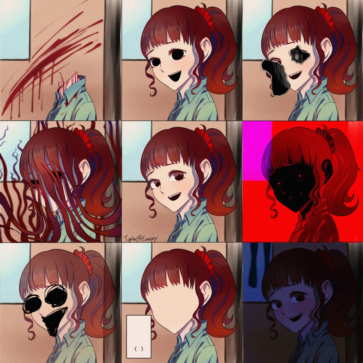 「同等性」が段々シリーズ化してきています😊
今新しく4枚目を描いている段階です！
 #イラスト  #illustration  #絵柄が好みって人にフォローされたい  #過去絵 
 #夏の創作クラスタフォロー祭り