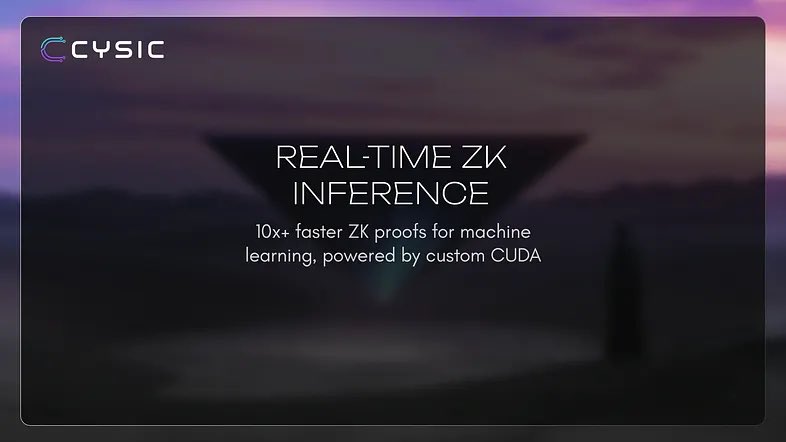 Cysic is taking AI trust to the next level, meet Verifiable AI ⚡

AI is powerful..
But how do we verify that what it outputs is legit?
What if we could prove every result..cryptographically? 👀
That’s exactly what <a href="/cysic_xyz/">Cysic</a> is building with Verifiable AI.

👇