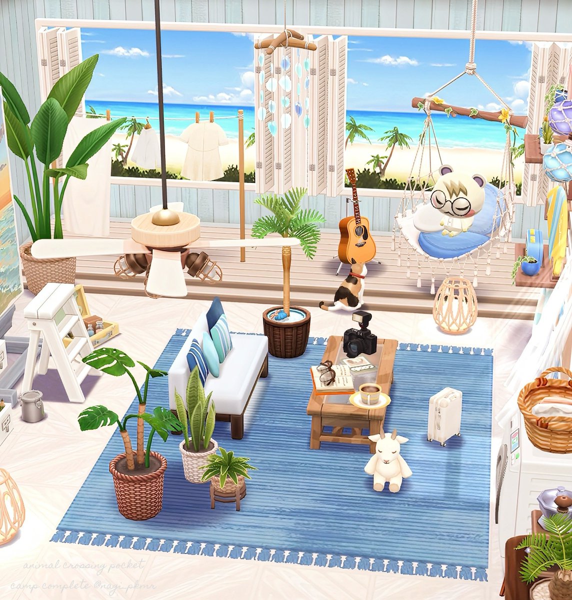 波音と昼下がり𓇼𓂃 𓈒𓏸

#ポケ森　#ポケ森レイアウト
#ポケ森コンプリート　#acpc