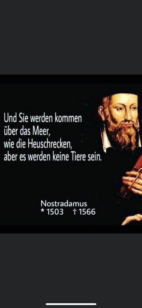 Er hat alles gesehen.