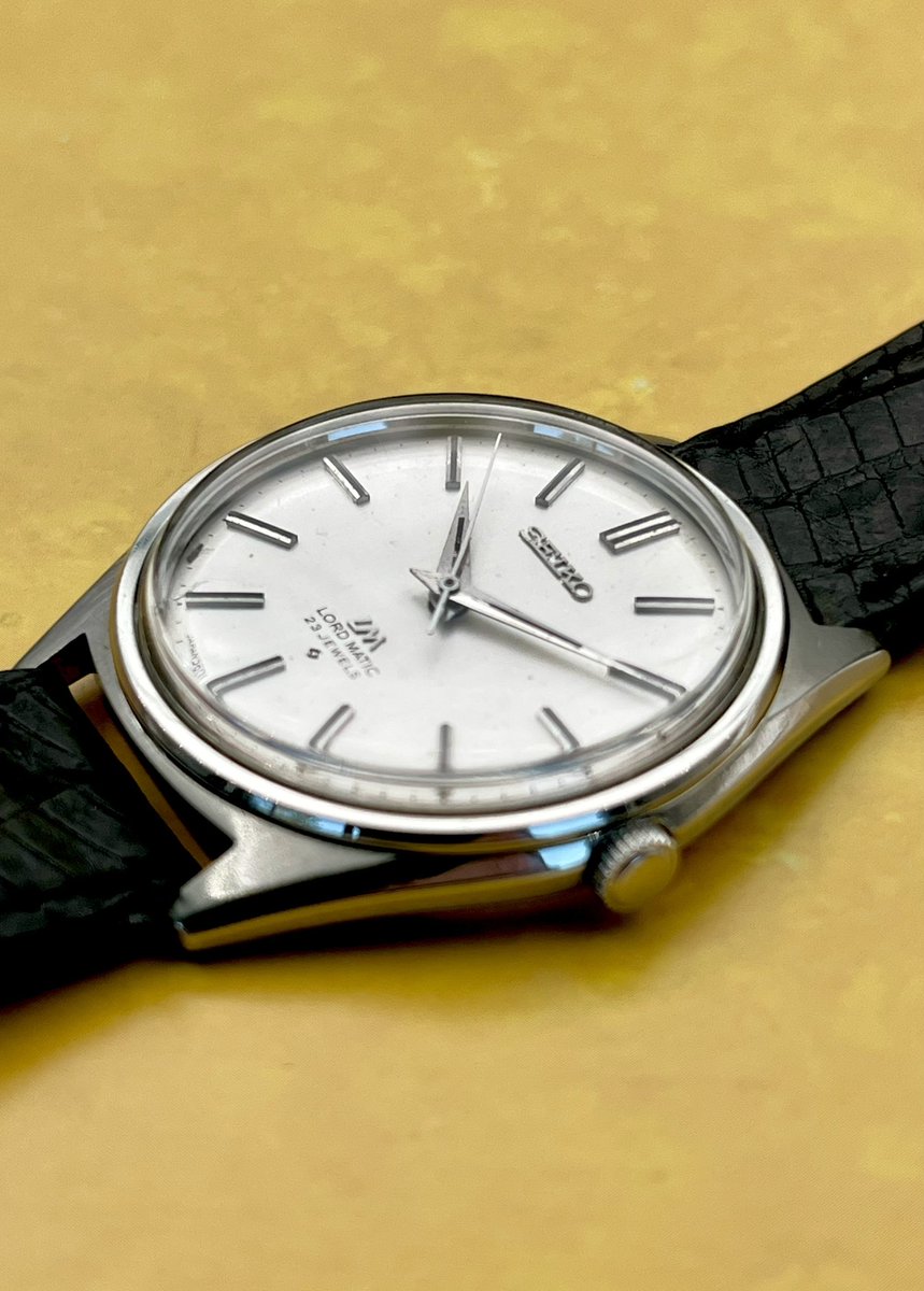 Watchandelice's tweet photo. Seiko Lord Matic✨

Cadran finement texturé 
Montre offerte à un employé Japonais pour service rendu.

Simple et élégante

Dispo sur le site à 350€:
https://t.co/ZZGBFSqqu8 https://t.co/X2OuwYJsMf