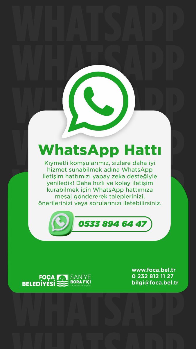 FOÇA BELEDİYESİ tweet media