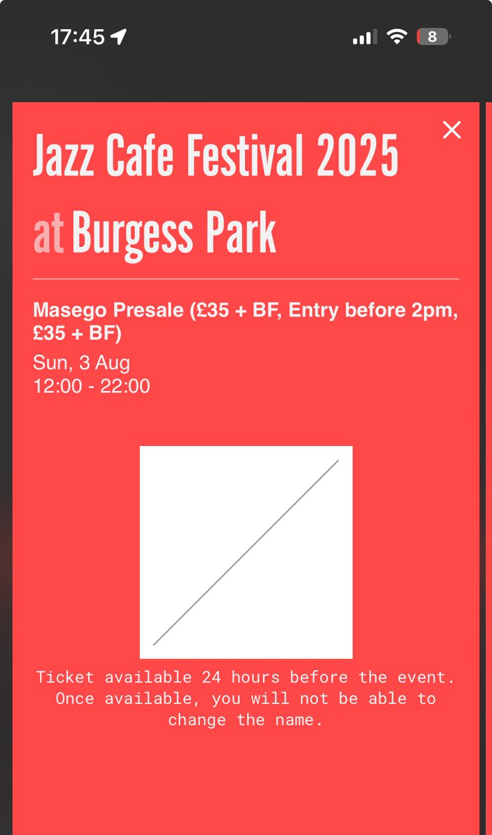 blvckrystal's tweet photo. 1 more Jazz Cafe Festival ticket for sale. £35 - Entry before 2pm

#jazzcafefestival https://t.co/Losgq1tHjK