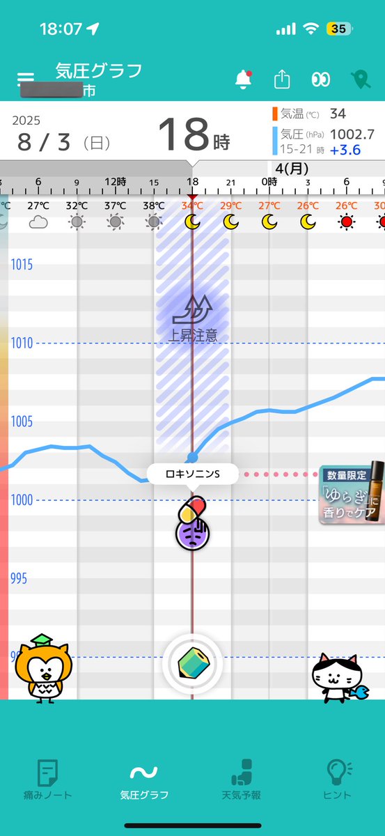 chapokego's tweet image. なんかむっちゃ頭痛いと思って見てみたらめっちゃぴったりやった🤣暑さとか色々重なってるんかなぁ 紅葉の季節が恋しい！！！