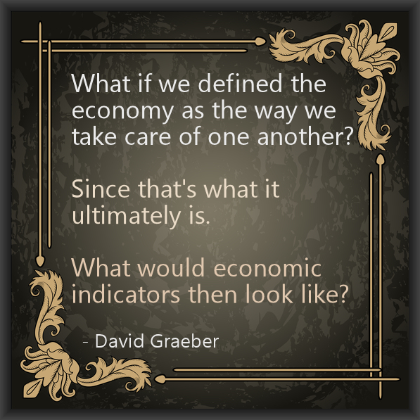 Instead of the daily stock market - we could have an indicator for the number of homeless people?