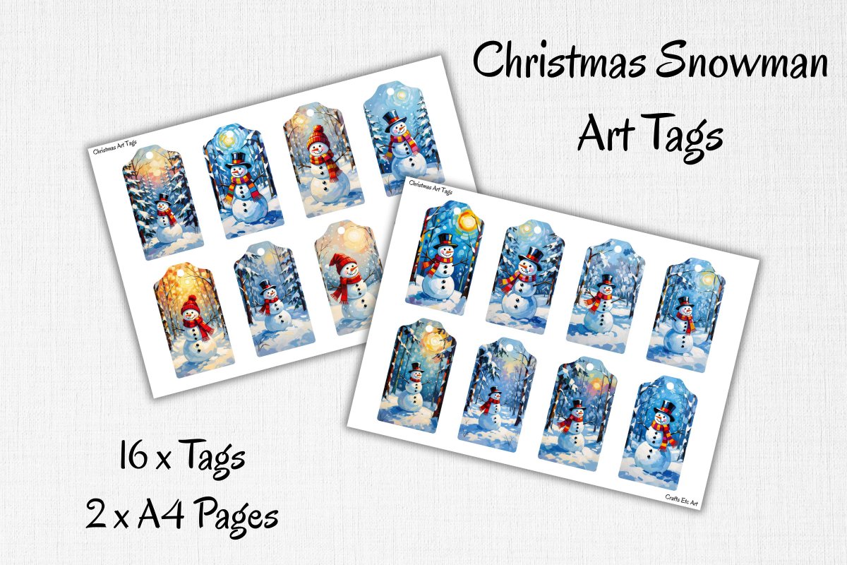 CraftsEtcOnline's tweet photo. Add cosy charm to your gifts with these printable Snowman Christmas Gift Tags! 🎄🎁
16 adorable designs in a painterly, snowy forest style - perfect for holiday wrapping!
https://t.co/oIxquPXQD4
#ChristmasPrintables #GiftTags #SnowmanMagic https://t.co/Piu9FbsnbL