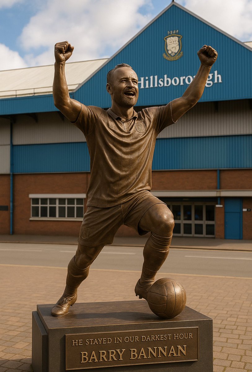 Yes we have had better players but has any player ever shown this kind of love for the club. Gather the bronze and place the order with Forgemasters! #swfc #EFL <a href="/SkySportsNews/">Sky Sports News</a> #sheffieldwednesday #chansiriout