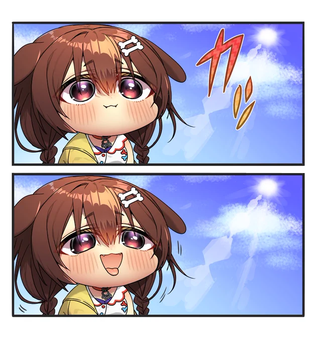 暑い日のころさん🐶 #できたてころね 