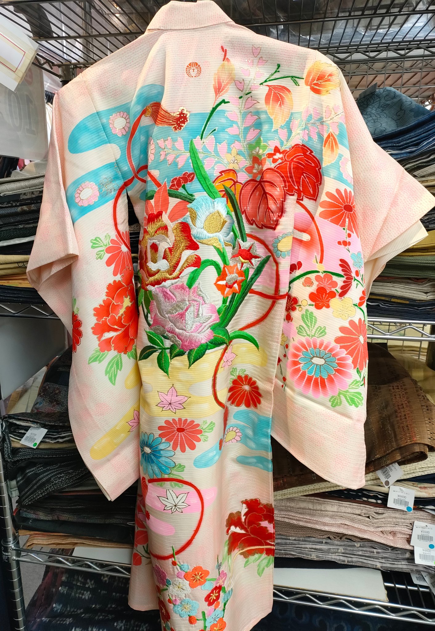 宝物ママ品です。NK983アンティーク子供着物正絹着丈90センチ 宝物ママ品です。NK983アンティーク子供着物正絹着丈90センチ