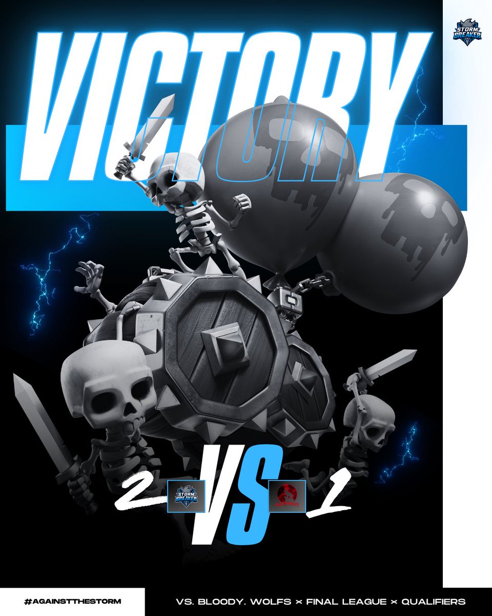 Stormbreaker (@crstormbreaker) on Twitter photo #CR | RESULT EU
๐| <a href="/TotsComunity/">Final League</a> (Final League)
๐| Qualifiers
๐| <a href="/BloodyWolfs69/">BloodyWolfs</a>
โ
| Result: 2 - 1
๐
| MVP: <a href="/Halkman_cr/">Halkman๐๐</a>
#Stormbreakers #ClashRoyale #Victory #CR | RESULT EU
๐| <a href="/TotsComunity/">Final League</a> (Final League)
๐| Qualifiers
๐| <a href="/BloodyWolfs69/">BloodyWolfs</a>
โ
| Result: 2 - 1
๐
| MVP: <a href="/Halkman_cr/">Halkman๐๐</a>
#Stormbreakers #ClashRoyale #Victory
