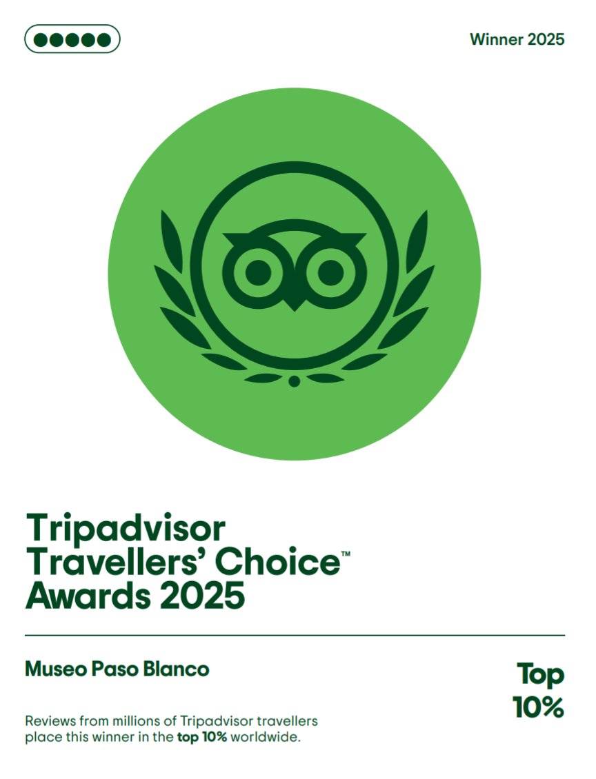 🏆🤍 El <a href="/muBBla/">muBBla</a> es reconocido un año más con el Travellers’ Choice Awards 2025 de Tripadvisor, lo que nos sitúa entre la élite de los museos mejor valorados del mundo.

#TravellersChoice2025 #Tripadvisor #PasoBlanco #SomosBlancos #SomosLorca #30añosMuBBla