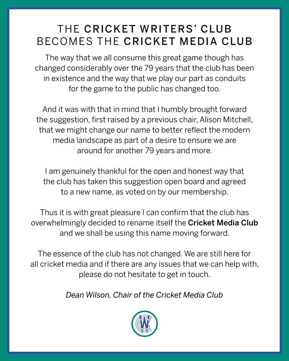 Cricket Media Club tweet media