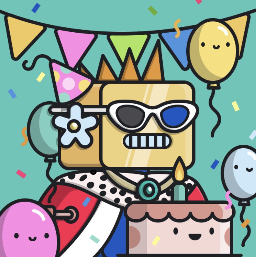 MoonIsTheEnemy's tweet photo. happy birthday, @robotosNFT 🎂 https://t.co/f2ppyJiiWv