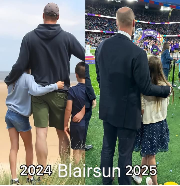 Time flies, same photo of Father and Charlotte 🥰🥰