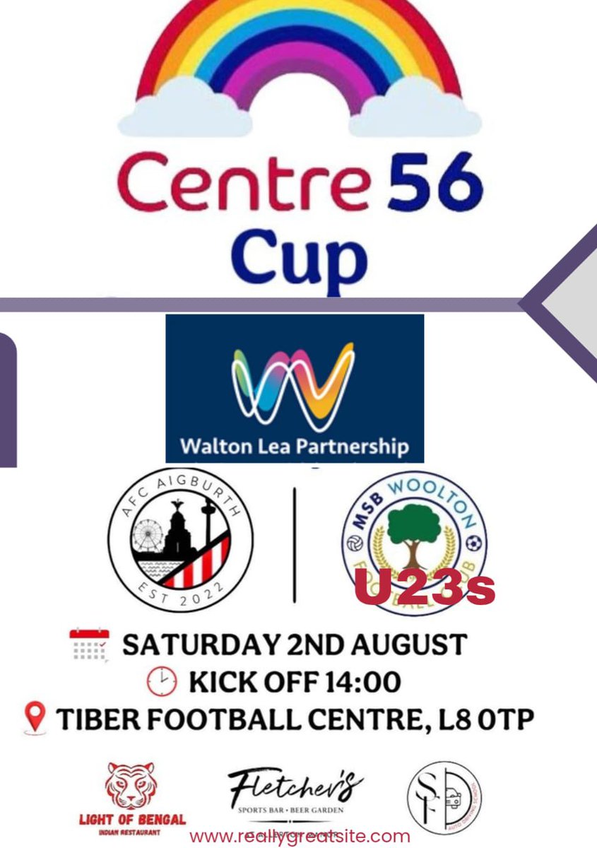 2 good performances by reserves and u23’s in their pre season games Saturday 

Ressies beat Maghull Res 3-1 at Simpsons, with u23 winning 4-1 against AFC Aigburth

Big thanks to the Woolton line who raised £70 to go towards the Centre 56 charity fund raising event 👏👏