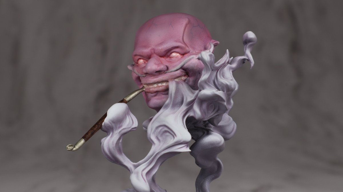 『jinn』完成しました

こちらもWF2025Sで東京デザイナー・アカデミー卓で展示、販売しました
怪奇的な雰囲気を上手く出せたと思います。
血管や肌の赤みを出すのには苦労しました