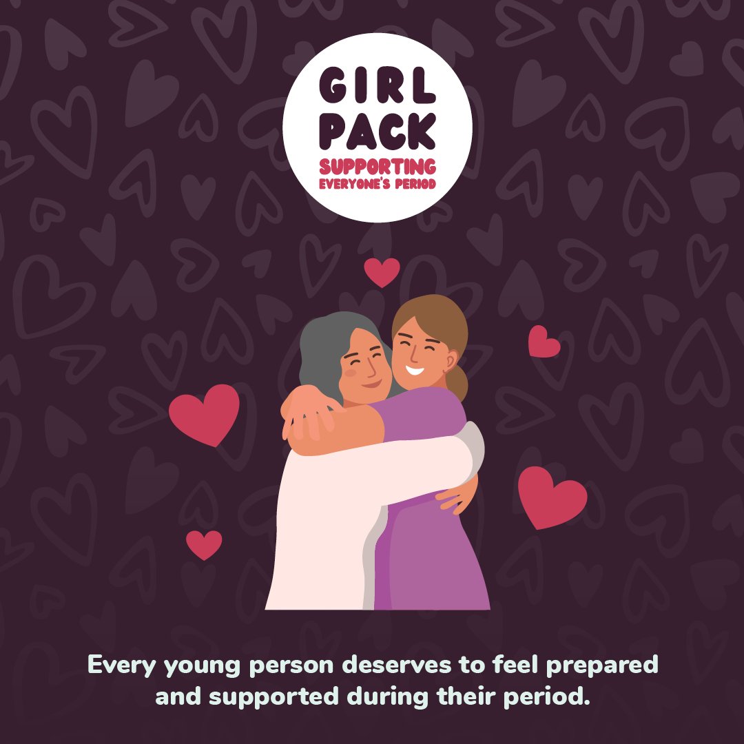 👧 Every young person deserves to feel prepared and supported during their period.

Girl Pack is here to make sure of it.

Visit us to see how we help: girlpack.org