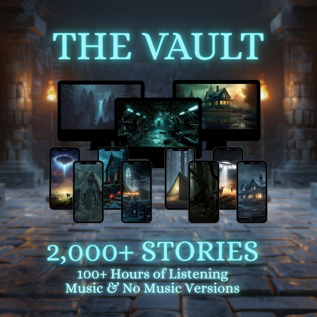 It's live. The Vault. 2,000+ stories, 100+ hours of listening, music and no music versions. Yours forever for $24: payhip.com/b/go1I4