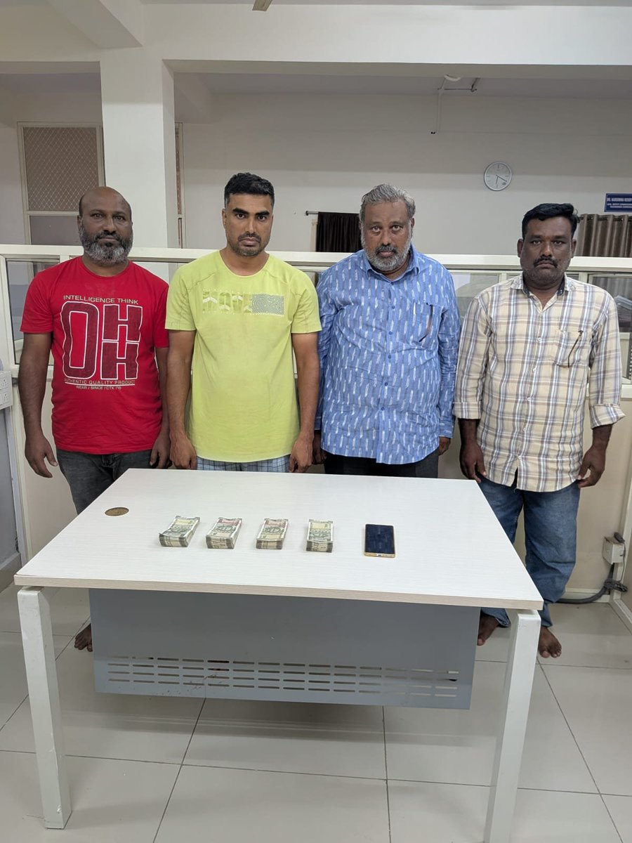 Rachakonda Police (@rachakondacop) on Twitter photo The #SOT_Malkajgiri Team, in coordination with <a href="/Jawaharnagarps/">Jawaharnagar Police Station</a> Police, busted an interstate #HorseBetting racket. ₹2,00,000/- cash #seized, ₹2,47,000/- in betting-related bank accounts frozen. Total worth seized: ₹4,47,000.
<a href="/TelanganaCOPs/">Telangana Police</a> <a href="/DcpMalkajgiri/">DCP Malkajgiri Rachakonda</a> <a href="/DCPLBNagar/">DCP LB Nagar Rachakonda</a> The #SOT_Malkajgiri Team, in coordination with <a href="/Jawaharnagarps/">Jawaharnagar Police Station</a> Police, busted an interstate #HorseBetting racket. ₹2,00,000/- cash #seized, ₹2,47,000/- in betting-related bank accounts frozen. Total worth seized: ₹4,47,000.
<a href="/TelanganaCOPs/">Telangana Police</a> <a href="/DcpMalkajgiri/">DCP Malkajgiri Rachakonda</a> <a href="/DCPLBNagar/">DCP LB Nagar Rachakonda</a>