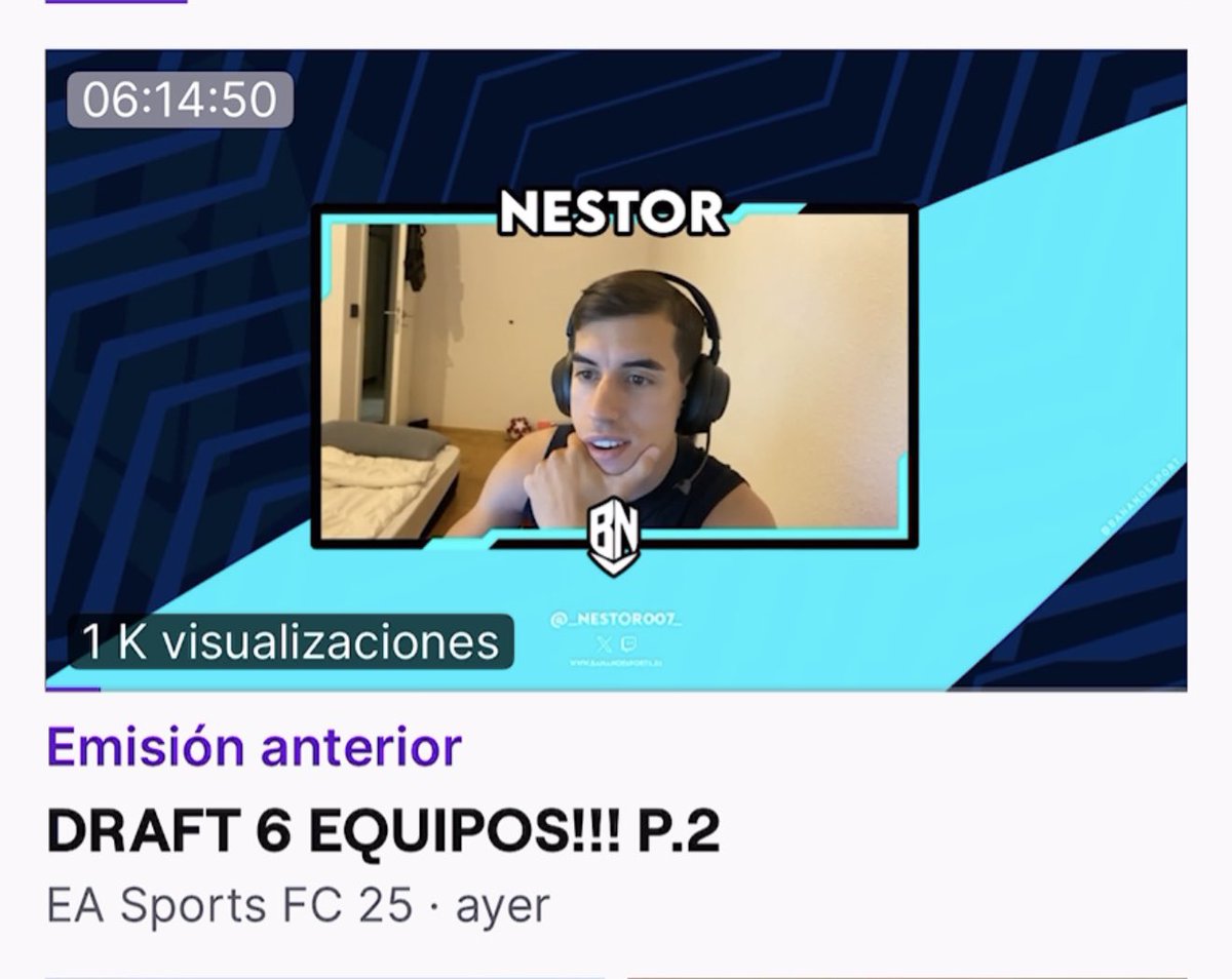 Nestor07_ (@_nestor007_) on Twitter photo Q locura lo de ayer señores!!
Darle las gracias <a href="/KSAMURAIesports/">SAMURAI EsPORTS</a> <a href="/JBestiiiaL/">^ JBESTIIIAL👑</a> <a href="/XingaTuPayZ/">Er Xinga</a> por la confianza!!🫡
Y sobre todo MUCHAS GRACIAS A LA COMUNIDAD, sin ustedes nada de esto sería posible!!🥹🫶🏻
Más de 1k de views <a href="/_chocolate3000/">AYUDAS FIFA CHOCO3K🐦</a>
<a href="/FichajesAyudas/">Ayudas Fichajes</a> Q locura lo de ayer señores!!
Darle las gracias <a href="/KSAMURAIesports/">SAMURAI EsPORTS</a> <a href="/JBestiiiaL/">^ JBESTIIIAL👑</a> <a href="/XingaTuPayZ/">Er Xinga</a> por la confianza!!🫡
Y sobre todo MUCHAS GRACIAS A LA COMUNIDAD, sin ustedes nada de esto sería posible!!🥹🫶🏻
Más de 1k de views <a href="/_chocolate3000/">AYUDAS FIFA CHOCO3K🐦</a>
<a href="/FichajesAyudas/">Ayudas Fichajes</a>
