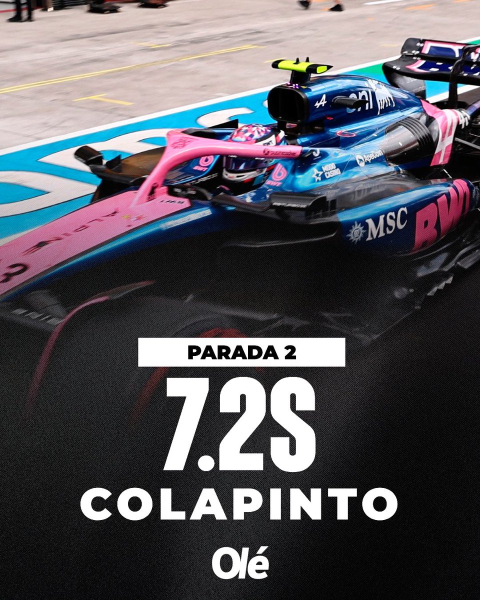 INCREÍBLE LO DE ALPINE... 😱

1⃣ La primera parada en boxes de Colapinto fue de 11.1 segundos

2⃣ La segunda fue de 7.2 segundos