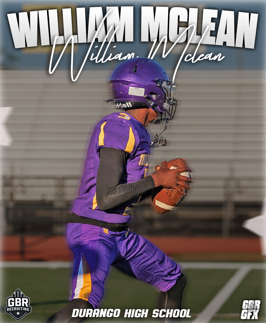 GBR Recruiting (@gbrrecruits) on Twitter photo π΄Athlete Spotlight
William McLean | QB CB S
Durango HS (NV) | Class of 2027
6β0 160 | 4.8 Forty | GPA: 2.9
π½οΈ Hudl Highlights
π Coach: Keno Young
π© treywayglam@gmail.com
π² @Tres2thurl_ π΄Athlete Spotlight
William McLean | QB CB S
Durango HS (NV) | Class of 2027
6β0 160 | 4.8 Forty | GPA: 2.9
π½οΈ Hudl Highlights
π Coach: Keno Young
π© treywayglam@gmail.com
π² @Tres2thurl_