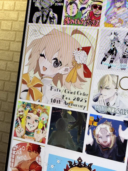 フェス楽しかったし、今日はfgoを満喫した🥳
メッセージフラッグ、でっかく映ってて嬉しかった〜!✌️ 