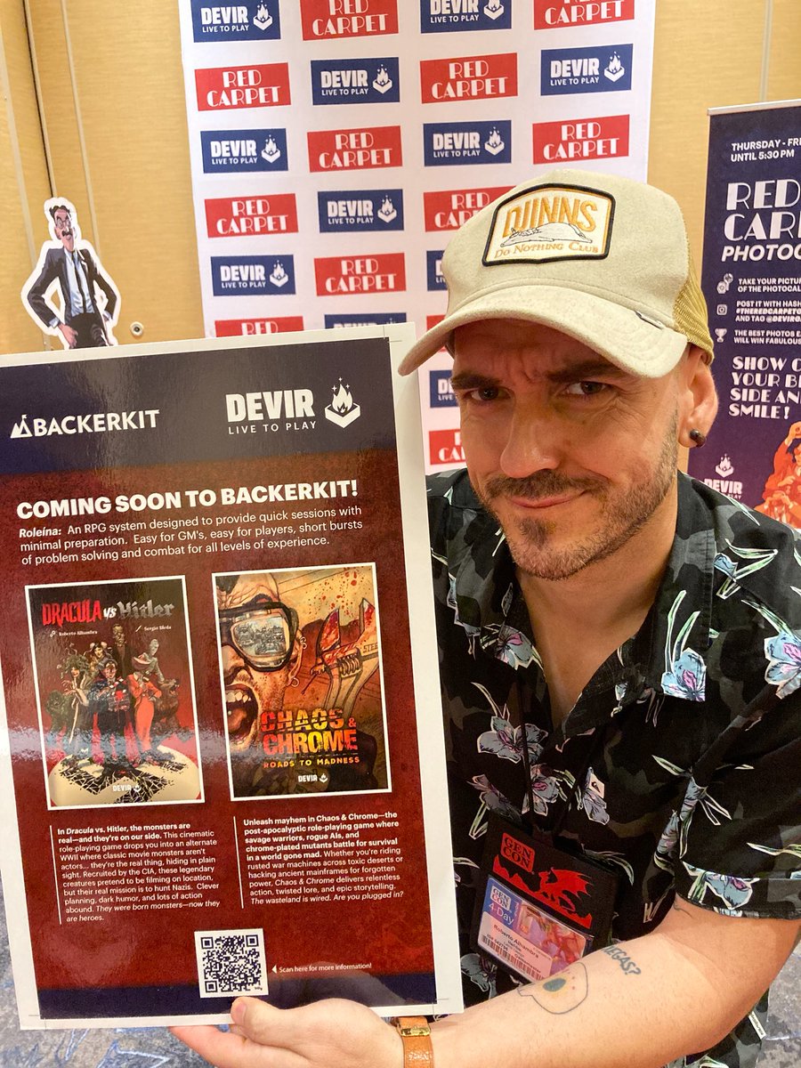 Roberto Alhambra (@robertoalhambra) on Twitter photo El 19 de agosto empieza el crowfunding de esto.
#ChaosAndChrome
#DraculaVsHitler
Por fin en inglés
Gracias <a href="/VanessaWed/">Vanessa Wed</a> <a href="/DevirIberia/">Devir Iberia</a> El 19 de agosto empieza el crowfunding de esto.
#ChaosAndChrome
#DraculaVsHitler
Por fin en inglés
Gracias <a href="/VanessaWed/">Vanessa Wed</a> <a href="/DevirIberia/">Devir Iberia</a>
