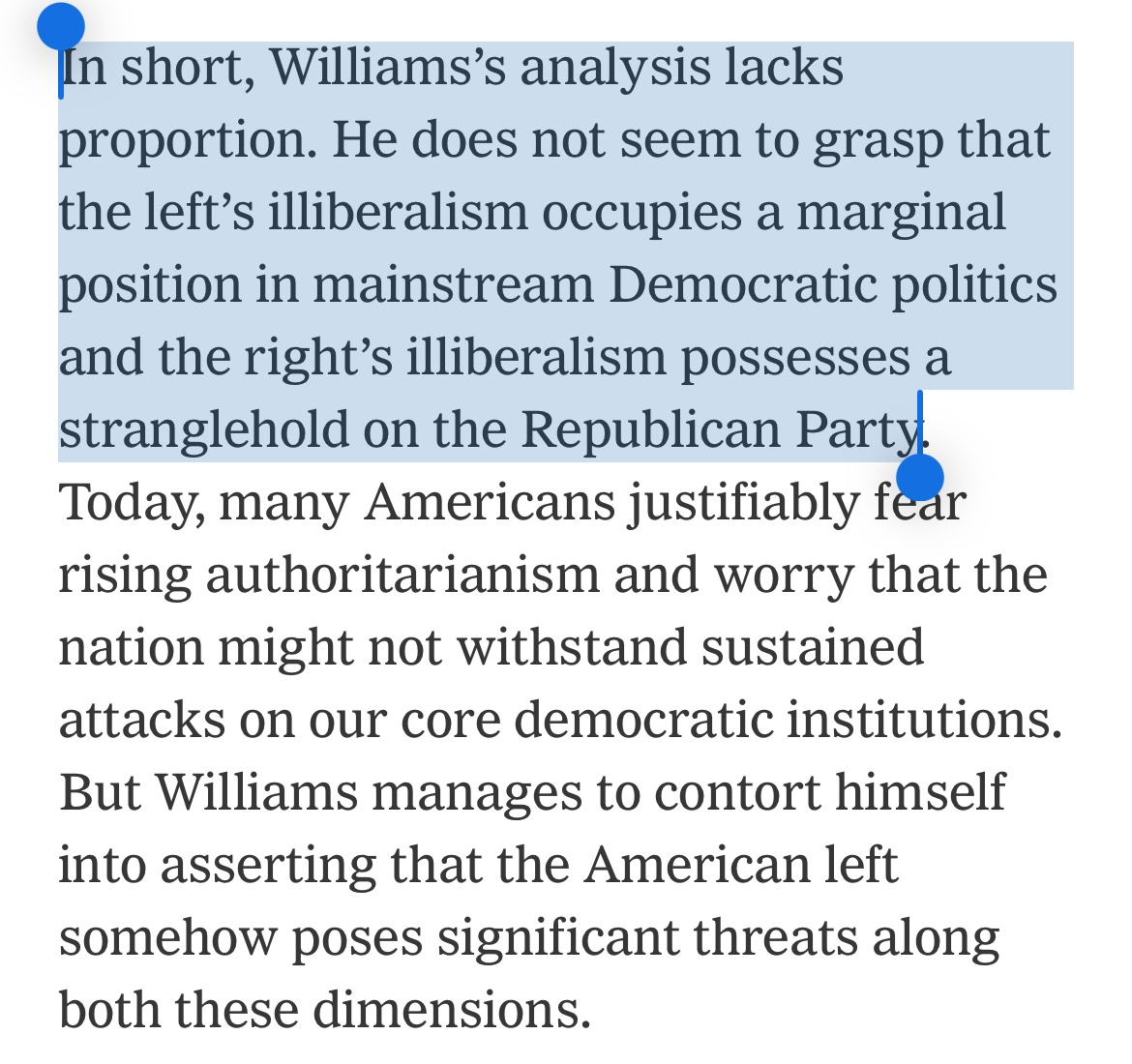 Negative review of Summer of Our Discontent in NYT today, written by a law professor at Yale. He ends up inadvertently making one of my book’s core points for me: The left simply refuses to look critically at itself and can always be counted on to say, “Yeah, but Trump is worse.”