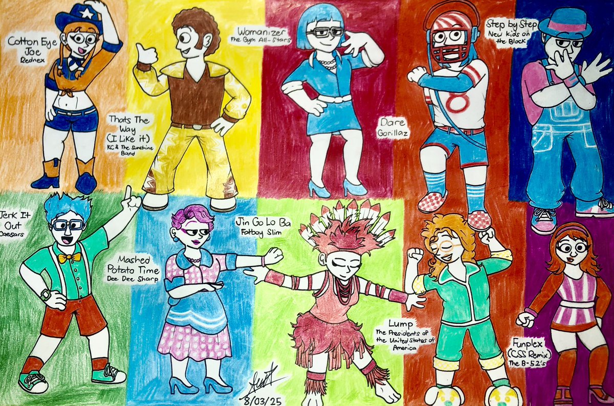 More Just Dance 1 Coaches I made in my free time.