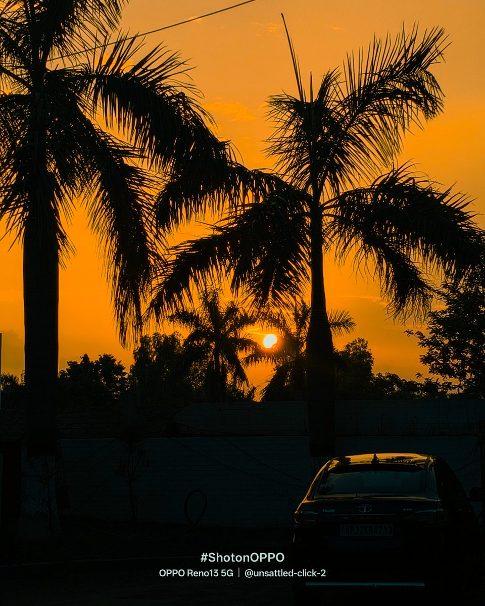 Sarvesh02697858's tweet photo. I crave for such sunsets more than people! 🫰🏻❤️
Shot by @oppo Reno13
#ShotonOPPO #OPPOIndia #ShotOnSnapdragon
#OPPOReno13Series #inspirationahead #OPPOAIPhone
#OPPOCOMMUNITY
@OPPOCareIN @oppo @OPPO__Support @Snapdragon_IN @OPPOIndia
@Snapdragon https://t.co/W65o2uDG6Q