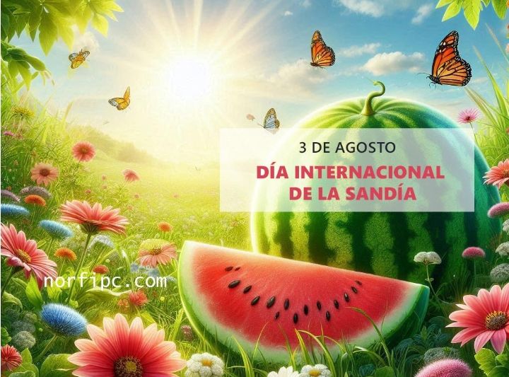 Día de la sandía 

Beneficios:
Hidratante
Antioxidante 
Mejora la salud cardiovascular 
Regula la presión arterial 
Antiinflamatoria