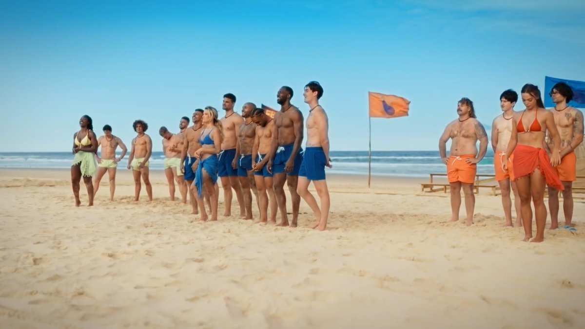 salmodiri's tweet photo. Fboy Island Australia s2 is a female empowerment hidden gem. Where 3 women have all the power over 20 men. Each girl has a group of boys who fight for their attention and a chance to date with them. In this competition all boys work hard to win a medal for their female boss. https://t.co/T2n8VAJfna