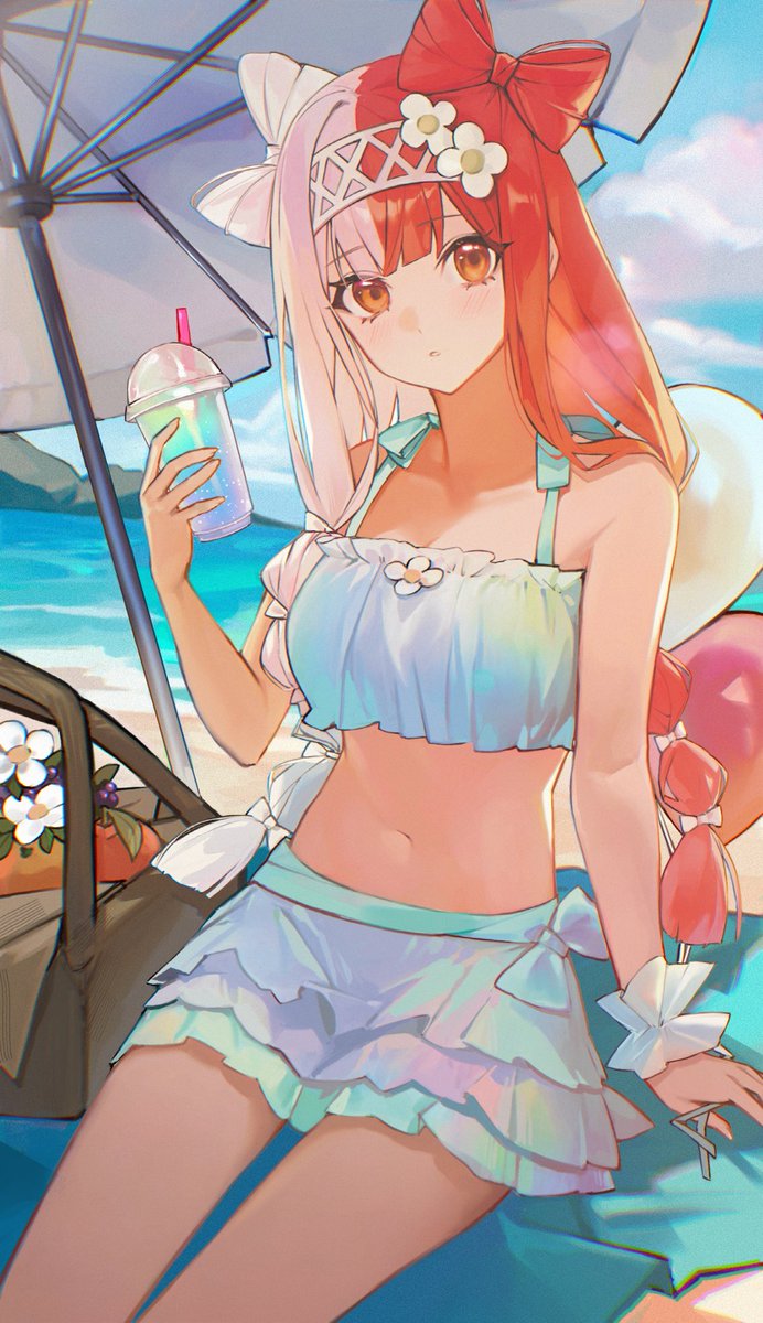 C106に合わせて『真夏の秘め事』というタイトルで新作小説を書き下ろしました！

初めて書きましたが、今回は地の文なしで、会話、セリフのみのストーリーとなります！

表紙イラストは、ハワトリア仕様水着の出雲阿国さんです‼️

イラストは甲甲魚先生(<a href="/jiajiayuA/">甲甲魚A</a> )に描きおろして頂きました！