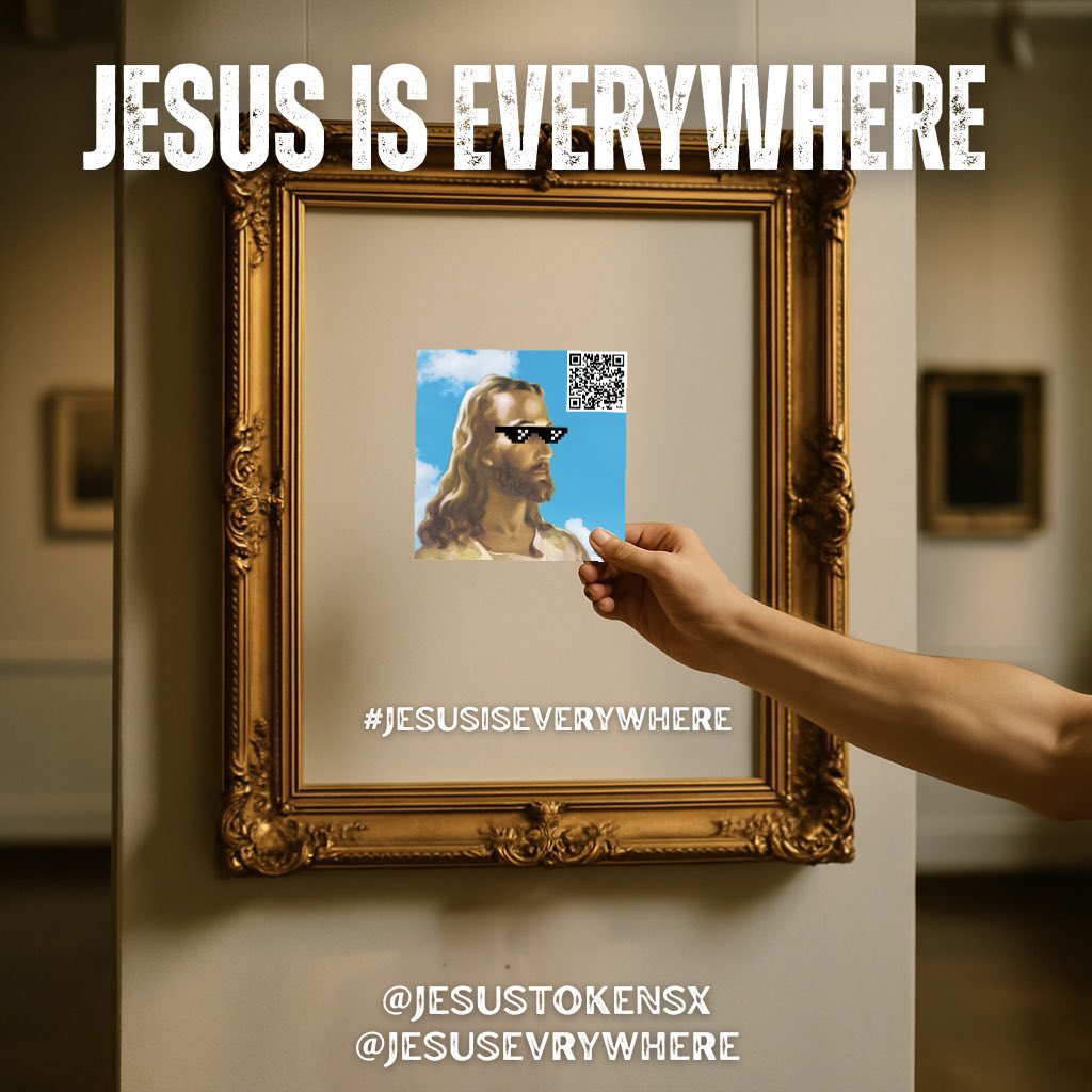 $JesusIsEverywhere (@jesusevrywhere) on Twitter photo No frame can hold Him β but our hearts can reflect Him. πβ¨π―οΈ
βChrist in you, the hope of glory.β - Colossians 1:27
$Jesus Is Everywhere
#JesusIsEverywhere
<a href="/JesusTokensx/">$JESUS π</a> No frame can hold Him β but our hearts can reflect Him. πβ¨π―οΈ
βChrist in you, the hope of glory.β - Colossians 1:27
$Jesus Is Everywhere
#JesusIsEverywhere
<a href="/JesusTokensx/">$JESUS π</a>