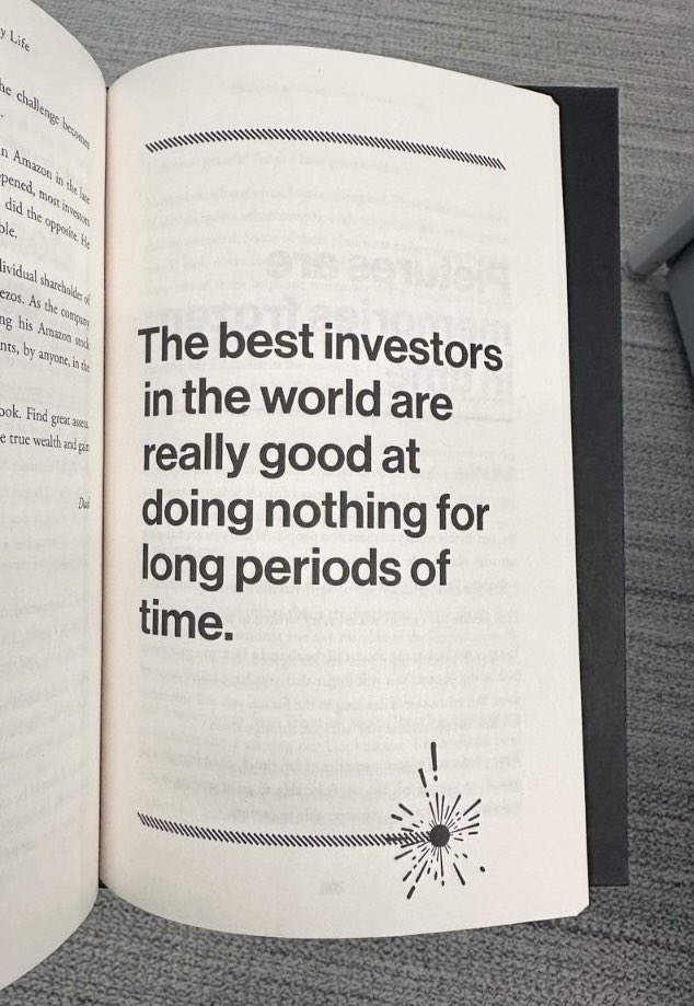 ‘Les meilleurs investisseurs du monde excellent dans l’art de ne rien faire pendant de très longues périodes.’