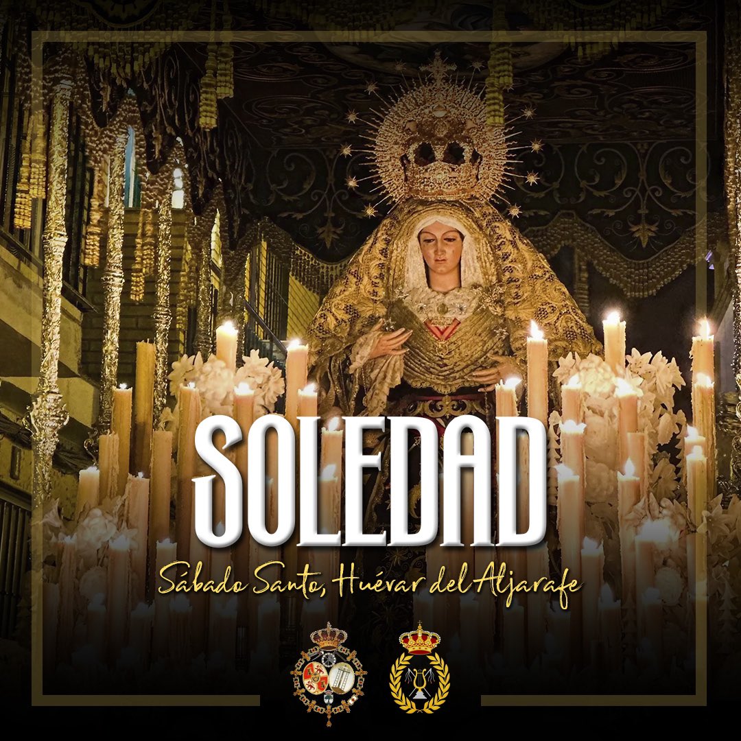 📣 El 𝐒𝐚́𝐛𝐚𝐝𝐨 𝐒𝐚𝐧𝐭𝐨 de Huévar del Aljarafe contará con la <a href="/BMLasCigarreras/">BM Las Cigarreras</a> para acompañar a 𝐍𝐮𝐞𝐬𝐭𝐫𝐚 𝐒𝐞𝐧̃𝐨𝐫𝐚 𝐝𝐞 𝐥𝐚 𝐒𝐨𝐥𝐞𝐝𝐚𝐝 𝐂𝐨𝐫𝐨𝐧𝐚𝐝𝐚 bajo palio. 

🟣 #EnClavePúrpura | <a href="/HdadSoledadHvrO/">Hdad Soledad Coronada Huévar</a>