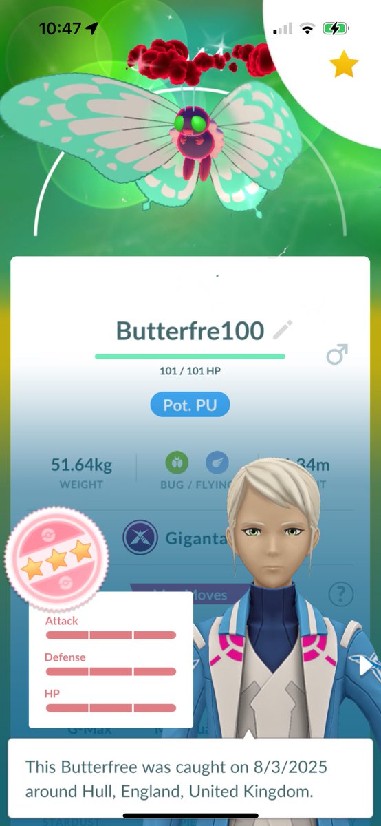 DylanJustison's tweet image. Remote GMax are so clutch!! I wish I knew who I got the shundo off of. And a second hundo!! #PokemonGo #Shinypokemon