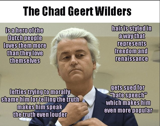 <a href="/geertwilderspvv/">Geert Wilders</a> King 🍷
Fuck these islamists
