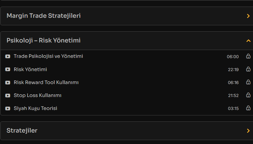 Trade psikolojisi dahil bilmeniz gereken tüm konular Ninja Akademi eğitiminde mevcut. Binlerce üye, onlarca konu var.

200 üzeri $NST tutan veya <a href="/ninjasquadnft/">Ninja Squad ($NST)</a> tutan bütün holderlarımız bu eğitimi ücretsiz olarak izleyebilirler🥷🏻 

Ninja Akademi Website➡️ academy.ninjasquad.co