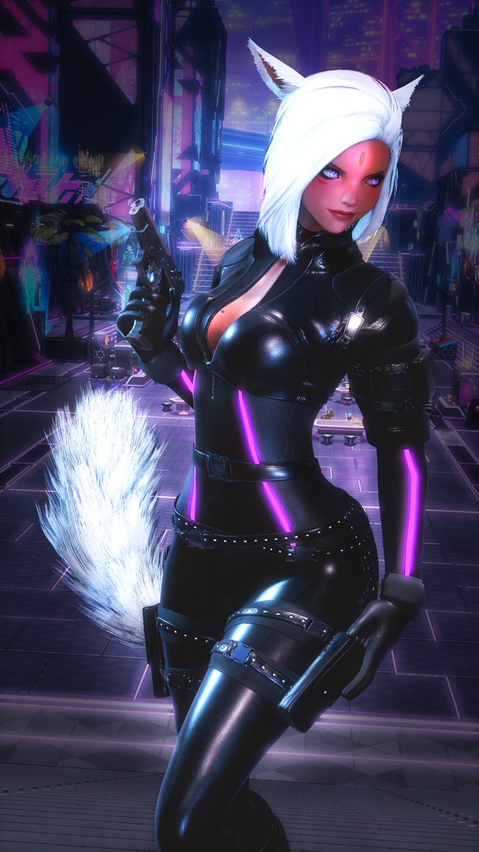 “This city runs on credits, corruption... and me.”
#FFXIVScreenshot | #GPOSERS | #ffxivgpose | #miqote | #scifibash